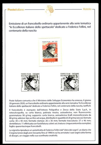 Italia 2020 federico fellini - italia,