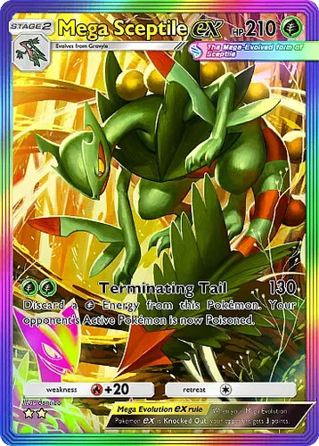 Digital mega sceptile - mega, ex