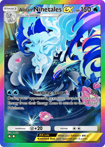 Digital alolan ninetales - [digital], ex